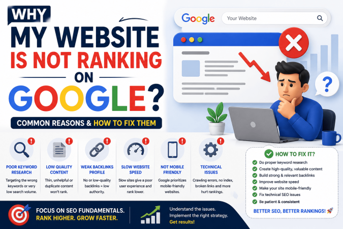 Why My Website Is Not Ranking on Google?